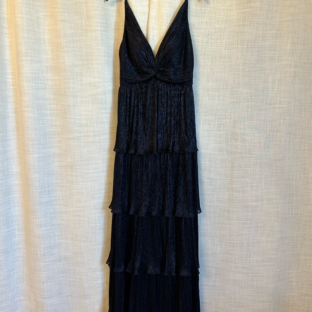 Blue wedding guest/formal party gown